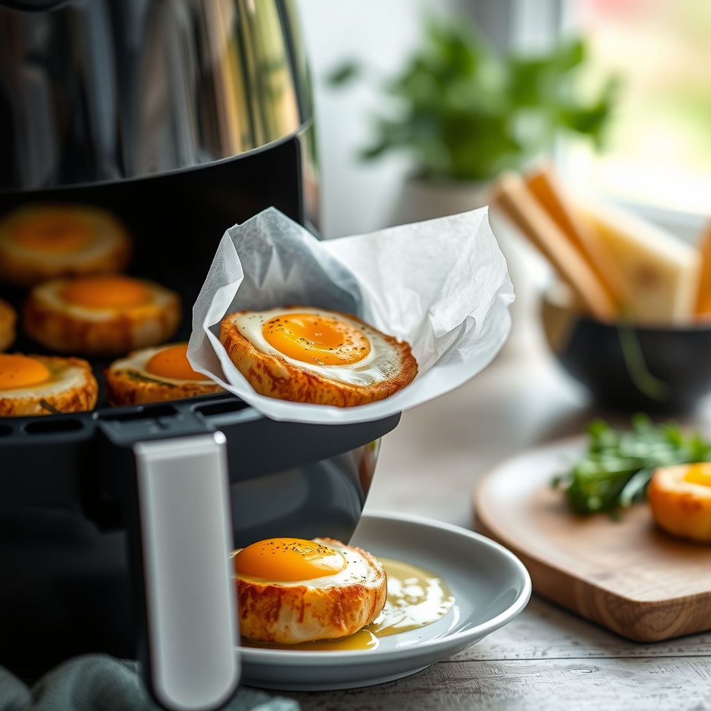 Recettes simples avec des œufs à l'air fryer — Airfryer et cuisson des œufs quelle méthode