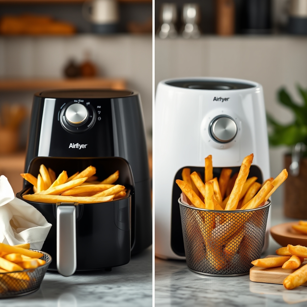 Airfryer vs friteuse traditionnelle : quel temps de cuisson pour des frites surgelées ? — Airfryer et frites surgelées t