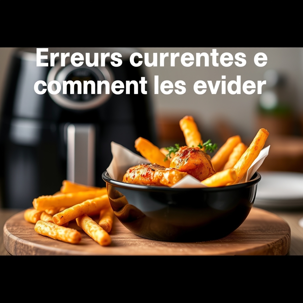 Erreurs courantes et comment les éviter — Airfryer et huile quelle quantité utiliser