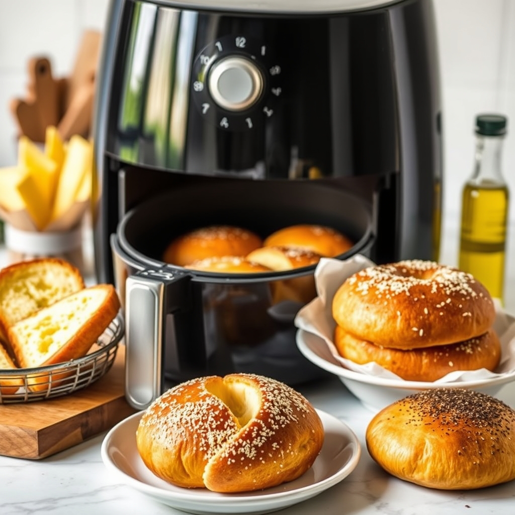 Recettes de pain maison à l'Airfryer · Airfryer et recettes de pain maison est-ce possible