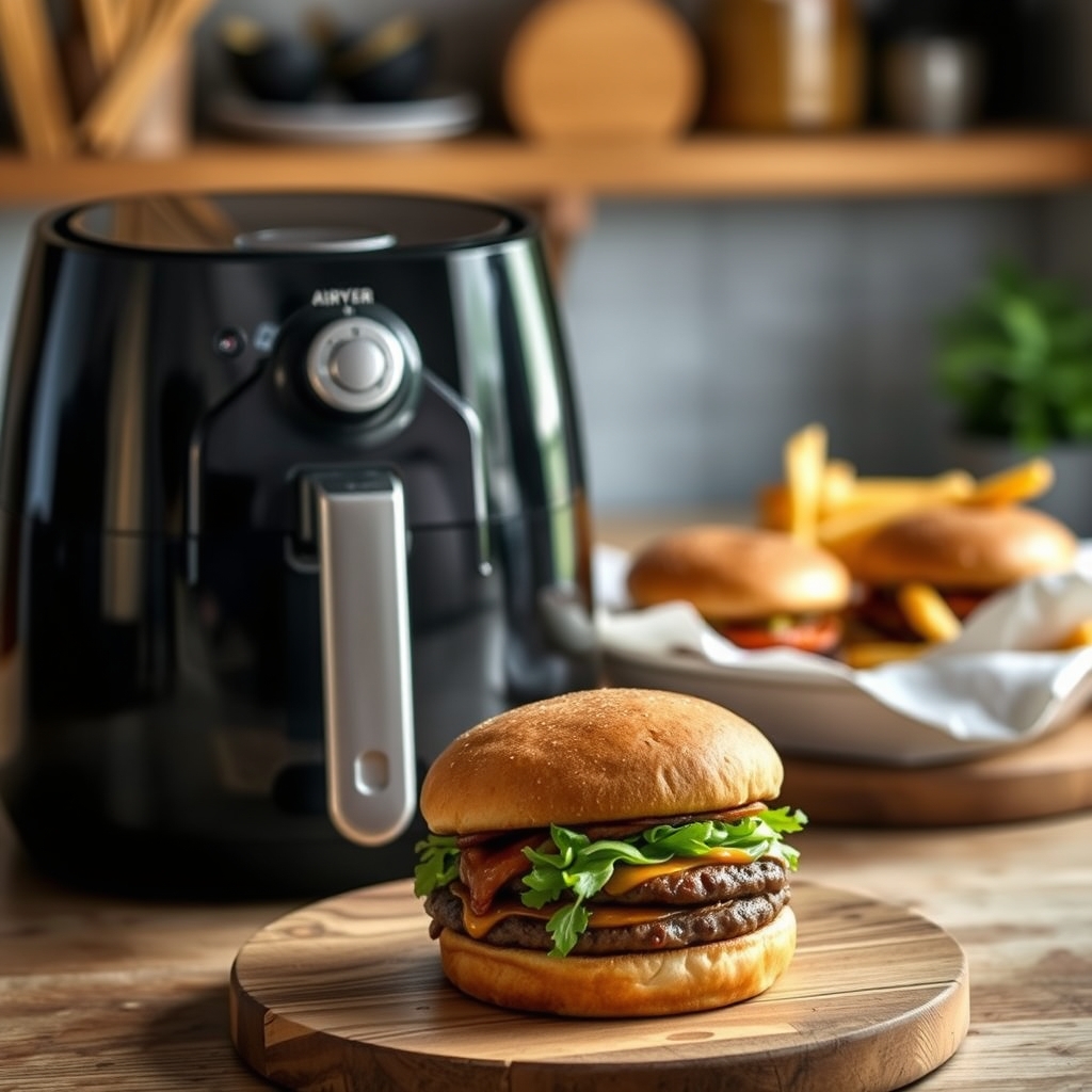 Pourquoi choisir un airfryer pour cuire vos burgers et steaks ? — Airfryer pour cuisson des burgers et steaks