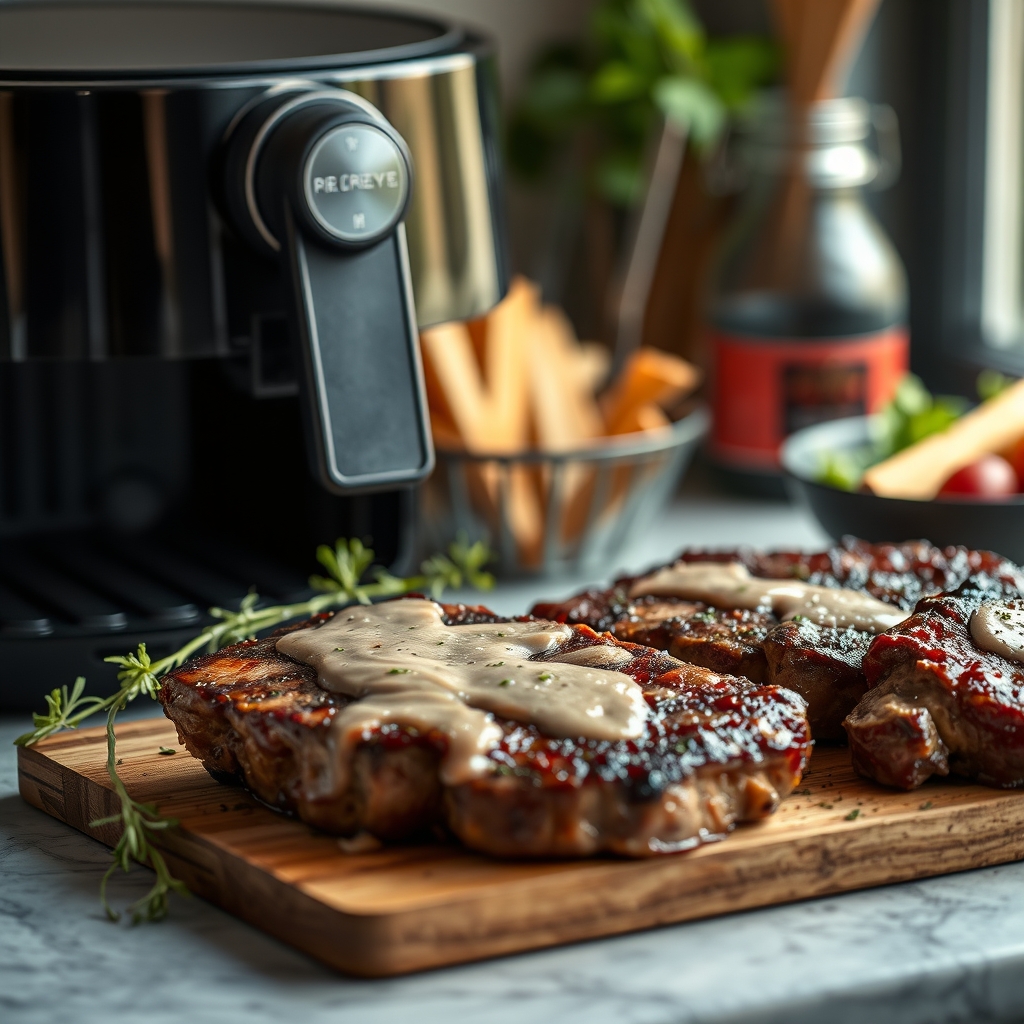 Le repos de la viande et les finitions gourmandes · Airfryer pour les steaks et viandes rouges ça marche
