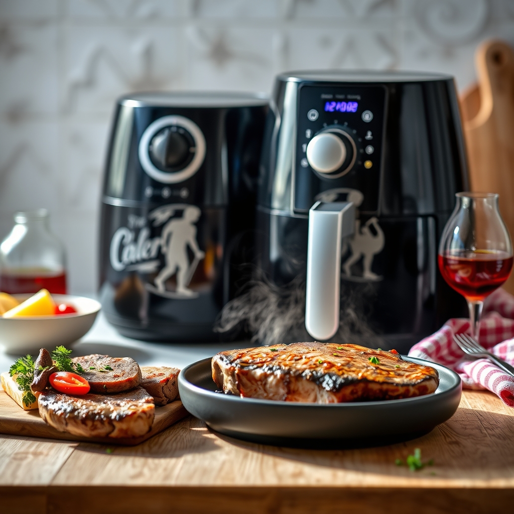 Photo : Airfryer pour les steaks et viandes rouges : ça marche !